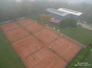 Vue aérienne du TC Dombasle.