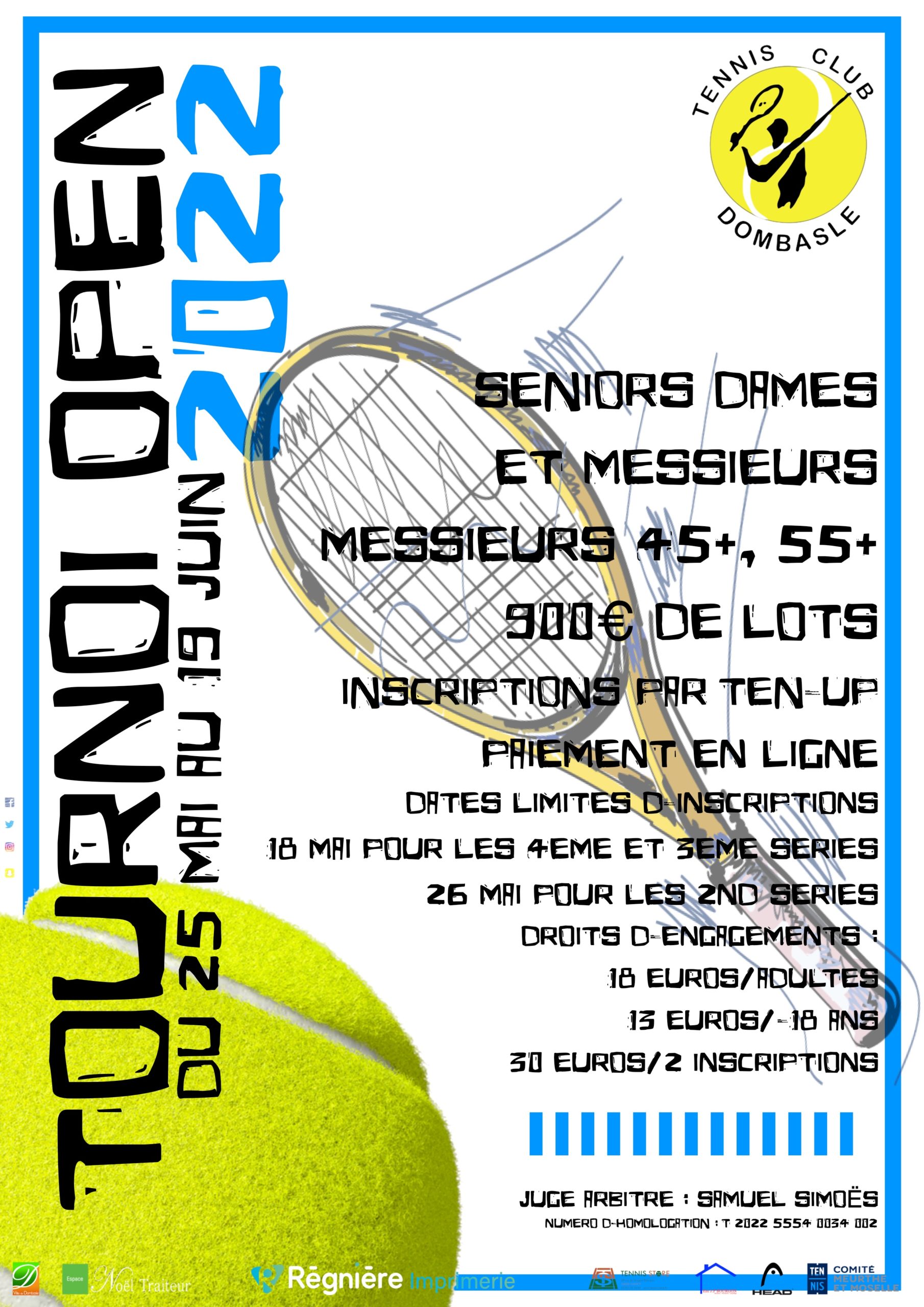 Tournoi Open 2022